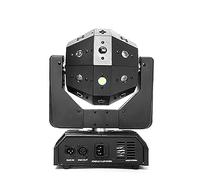 Lumière de scène LED pour DJ DJ Professionnel Disco Ball Lights LED Beam Strobe 3in1 Moving Head Football Light DMX Nightclub Party Show Stage Lighting pour Les événements Fête de Noël Mariage