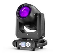 Lumière de Scène Tête Mobile Lyre Led 200W, RGBW LED Lumières de Soirée Focus Electronique 14 Patterns 10 Couleurs dmx512 Effets Lumineux Professionnels 18 Prismes Pour DJ Fête Discothèque Halloween