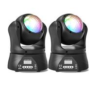 Lumière de scène - U'king DJ Lyre RGBW 30W Laser Effect - DMX pour Disco Bar Fête Concert KTV - Pack de 2