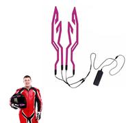 Lumière De Sécurité pour Casque, Lumière LED À 3 Modes pour Casques De Vélo | Autocollant Lumineux Pour Casques À 3 Modes, Signal De Conduite, Accessoires Pour Moto, Accessoires Pour Casques De Vélo