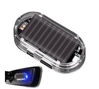 Lumière de sécurité Solaire - Lampe d'avertissement d'alarme LED pour Voiture, antivol, Clignotant, Signal de sécurité intérieur, Protection d'urgence | Capteur de Mouvement d'installation extérieure