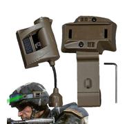 Lumière de signalisation de survie, lumière de rail de guidage ARC - Lumière LED ultra trajectoire avec tige flexible | Lampe de signalisation pour casques, montage sur rail ARC, lampe de