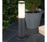 Lampadaire d'extérieur sur pied anthracite éclairage de chemin de jardin terrasses lampe en acier inoxydable Globo 3158A