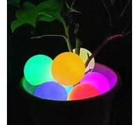 Lumière de Spa à LED, Lumière de Piscine Flottante Étanche IP68, Lumières de Bain Changeante de Couleur, Boule de Bain à Remous pour Cadeau D'enfants, Fête,Intérieur et Extérieur-4pcs