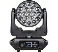 Lumière de tête mobile, 19X15W RGBW LEDs, 6000 lumens de sortie, 19X15W, EU-Stecker