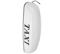 Lumière de Toit de Taxi 12v à LED, Base à Ventouse, Blanche | Plastique, Forme Goutte, Allumage Rapide, Prise Allume-cigare, pour Toit de Véhicule et Flotte