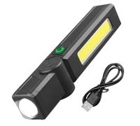 Lumière de travail LED, lumière de travail rechargeable - Mécanique lampe de poche mécanique lampe à lait rechargeable multimode,Éclairage extérieur de aimant imperméable pour les ateliers de ré