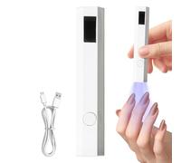 Lumière de vernis gel générique : lampe UV Light Hand UV pour ongles, manuel UV pour ongles en gel | 2 minuteries, séchoir LED rechargeable pour l'extension