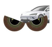 Lumière des yeux du diable de voiture, lumière des yeux du diable pour pare-brise | Pare-brise à yeux LED | Lumière d'expression de décoration de voiture, lampe de fenêtre automatique pour voitures, b
