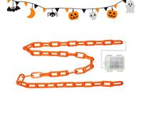 Lumière d'Halloween, forme de chaîne de minuterie 8 modes 2,4 m Lumière de paysage | Halloween Decoration Doors décoratif pour couloirs d'intérieur jardin fenêtre patio maison extérieure