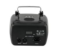 Lumière disco contrôlée par la musique, effet stroboscopique, lumière de fête avec télécommande, projecteur DJ 50 W, 7 couleurs, projection rotative pour Halloween, fête, mariage, fête d'anniversaire