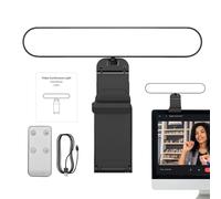 Lumière d'ordinateur pour visioconférence - Anneau lumineux LED USB pour les réunions virtuelles | Luminosité réglable Webcam Light, outil d'éclairage d'appel vidéo pour les entretiens, lesgeve