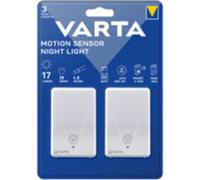 Varta Veilleuse Motion Sensor Night Light Twin 16624101402 – détecteur de mouvements, LED blanche