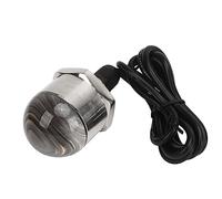 Lumière du bateau à LED Light M12 12V marin vif des lumières nocturnes de pêche sous-marine pour le navire de yacht ABS matériau 9 LED (Red)