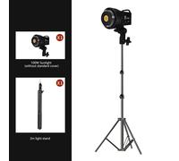 Lumière du jour LED pour la photographie et la vidéo,lampe de soleil balance,éclairage Softbox,flash de portrait,accessoires de studio,YouTube Live,100W -with 2m tripod