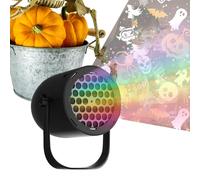 Lumière du projecteur d'Halloween, lampe fantôme créative, affichage de paysage à 16 points, boîtier à l'épreuve des intempéries, fonctionnalité d'image rotative, configuration du plug-in, utilisation