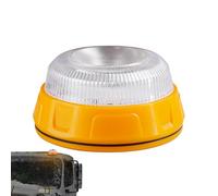 Lumière D'urgence V16, Gyrophare LED Sans Fil Rechargeable Avec Base Magnétique, Lampe D’avertissement V16, Balise Magnétique LED 360°, Modes Jaune/blanc Pour Voiture Auto Véhicule Tracteur SUV