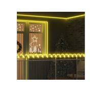 vidaXL Lumière en corde avec 2400 LED Blanc chaud 100 m PVC