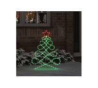 Lumière en forme d'arbre de Noël Multicolore 78 x 58 cm PVC vidaXL