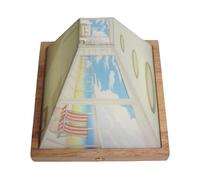 Lumière environnementale murale 3D - lampe décorative LED avec cadre acrylique de 15x15 cm | Lumière de nuit USB montée sur le mur | Éclairage mural pour chambre, salon, galerie, couloir