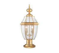 Lumière Extérieure Lampe De Jardin Applique 57Cm Laiton Classique Lanterne