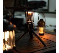 Lumière Extérieure Portative 2000mAh Randonnée | 12 LED pour smd plus 1 LED centrale, 160 lumens max, idéal tente table, design pour cheval unique
