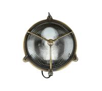 Lumière Extérieure Premium En Verre Et Laiton IP64 Maritime Hublot Lampe Murale