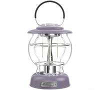 Lumière Extérieure Rechargeable 70h Autonomie | 3 couleurs lumière, gradation continue, ambiance personnalisée, camping soirée(Dark Purple-gray)