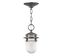 Lumière Extérieure Suspension Plafonnier ALU Verre Hématite Véranda