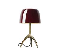 Lumiere Lampe à Poser Piccola Rouge Cerise Champagne avec Variateur
