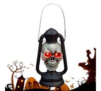 Lumière Lanterne Portable hantée - Décor De Torche Squelette Effrayant, Gothique Vintage | Pli D'éclairage De Fête De Chantier Pour Des Vacances Spectrales, De Hallowe