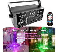 Lumière laser de scène, lumière de scène DMX, puissance 10W, design original, prise EU