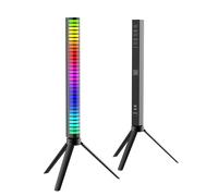 Lumière LED 32 bits RGB à reconnaissance de rythme avec application de contrôle du son, lumière 3D à ramassage de musique activée par la voix, pour la maison et la voiture