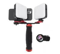 Lumière LED de Photographie Dentaire Mobile, Lumière de Photographie Dentisterie pour Le Traitement, équipement de Lampe de Poche Photo et Vidéo Colorimétrique(Size:MK-016+37mm CPL)