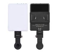 Lumière LED de poche HUIOP Lampe de photographie de 5 W Lumière LED bicolore Lumière Vlog de poche 2500K/4500K/9000K Température de couleur réglable avec 60 perles LED trous filetés de 1/4" Batterie