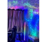 Lumière LED en Faux Nuage 3D en Coton,Bande De Lumière Ambiante De 5 M/10 M/15 M/20 M, Lumière Ambiante De Foudre Bricolage, Kit Mural De Nuage De Lumière avec Contrôle par Application 5M