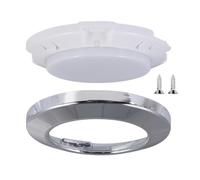 Lumière LED intérieure pour camping-car - Luminaire dôme activé par contact 12 x 12 cm, design fin, lampe de plafond pour camping-car, van, bateau, remorque | Lumière utilitaire lumineuse 12-24V, pour