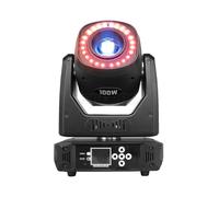 lumière LED Moving Head 100W, contrôle DMX, design autonome, anneau, prise Eu