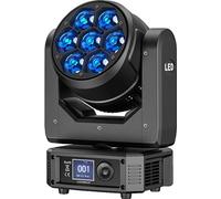 lumière LED Moving Head 350W, contrôle DMX, utilisation polyvalente, prise EU