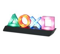 Lumière LED PlayStation Icons - Sous Licence Officielle - 30 cm - 3 Modes d'Éclairage - Réactif à la Musique - Alimenté par USB ou Batterie
