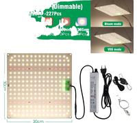 Lumière LED plein-spectre pour plantes, à intensité variable, idéale pour l'hydroponie d'intérieur, QBX850