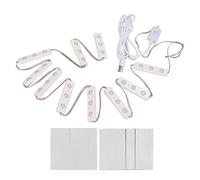 Lumière LED pour Miroir de vanité, lumière Blanche Tactile, USB, Variable, lumière de Maquillage pour Salle de Bain (10 brochettes)