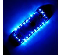 Lumière LED pour skateboards, télécommande, 16 couleurs changeantes, étanche, résistante aux chocs, super lumineuse à afficher à la tombée de