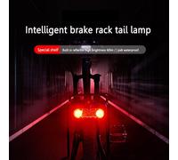 Lumière Led Réfléchissante Pour Porte-Bagages De Vélo, Charge Usb, Éclairage Pour Siège Arrière De Bicyclette, Lanterne D'avertissement De Sécurité Pour L'équitation Nocturne En Extérieur