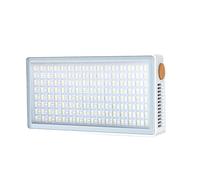 Lumière LED Rgbs portable 40 W intégrée dans les batteries externes, gammes de couleurs 9000 K, systèmes de refroidissement silencieux à 24 effets pour la création de contenu, lumière vidéo RVB à