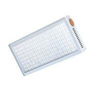 Lumière LED RVB portable 40 W intégrée dans les batteries externes, gammes de couleurs 9000 K, systèmes de refroidissement silencieux à 24 effets pour la création de contenu, éclairage de studio RVB