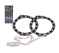 Lumière LED RVB pour Consoles PS5, 8 Couleurs et Plus de 400 Effets D'éclairage Anneau Lumineux à LED pour Console PS5, Accessoires de Décoration Bricolage Lumières Changeantes, Bande Lumineuse LED RV