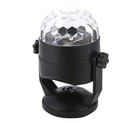 Lumière LED Scène Projection Stroboscopique Noël Ventouse Noire | ABS 3w 110-240v, Montage Facile sur Pare-brise et Verre Lisse, Décoration Temporaire