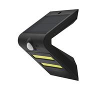 Lumière LED solaire 7 W avec capteur, contrôle guide et négatif - Éclairage extérieur efficace et automatique pour jardins et allées.