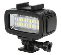 Lumière LED sous-Marine, 700 LM, Faible Consommation d'énergie, Lumière de Remplissage pour Plongée sous-Marine, 3,7 V, 5 500 K, IPX8, étanche avec Support Adaptateur pour Griffe (Black)